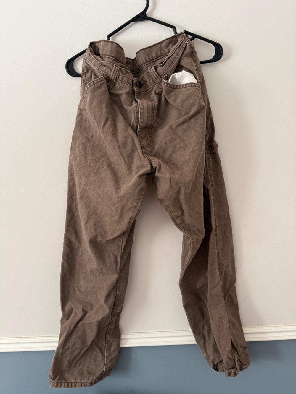 Brown Casual Utility Pants